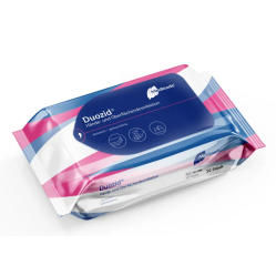 Lingettes désinfectantes prêtes à l'emploi Duozid 50pcs - MEDITRADE