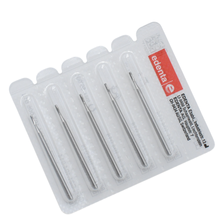 Fraise en carbure de tungstène C21 pour finition 5 pièces - EDENTA