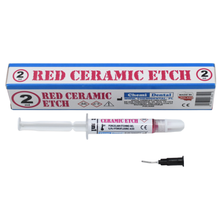 Rouge ceramique etche 9.5 % seringue - CHEMI DENTAL