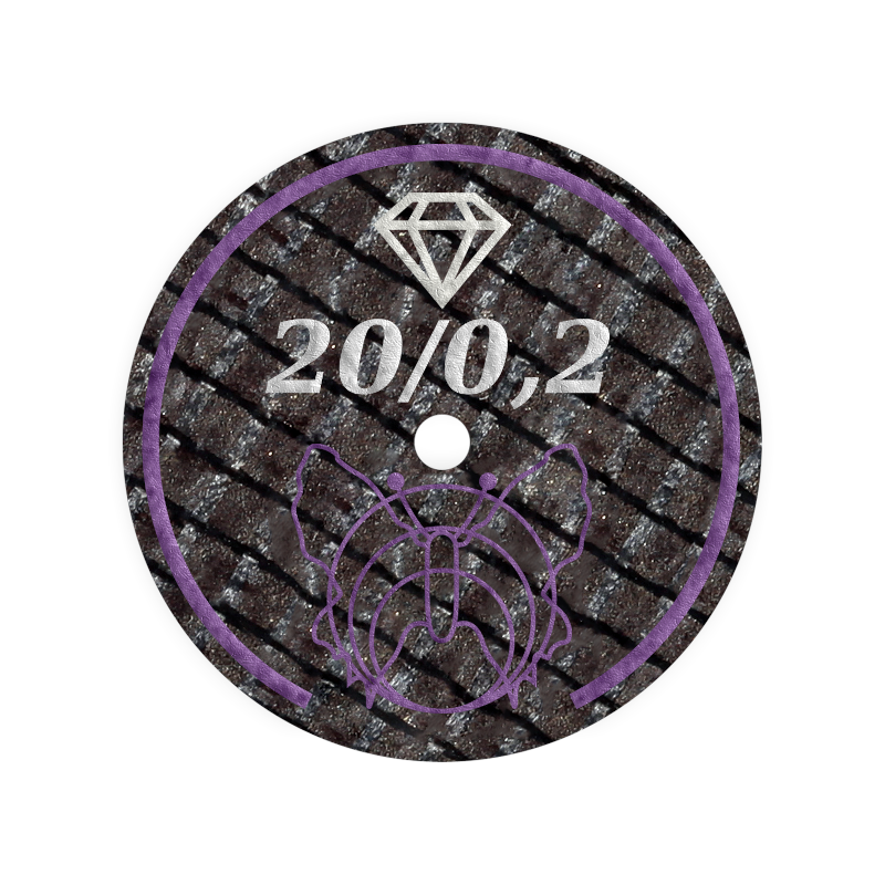 Disques renforces à séparer en diamant pour porcelaine et zircone 20/0.15 20 pièces - MOTYL Disques renforces à séparer en diamant pour porcelaine et zircone 20/0.15 20 pièces - MOTYL