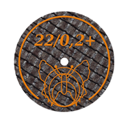 Disques à séparer renforces 22 x 0.2+ BF 20 pièces - MOTYL
