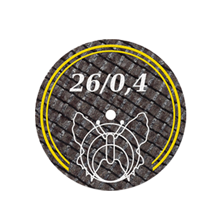 Disques à séparer renforces 26 x 0.4 BF 20 pièces - MOTYL