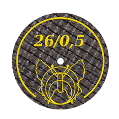 Disques à séparer renforces 26 x 0.5 BF 20 pièces - MOTYL