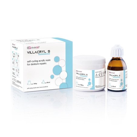 Résine acrylique auto-polymérisable pour la réparation et le rebasage indirect des prothèses amovibles VILLACRYL S - EVERALL7