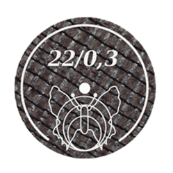 Disques à séparer renforces 22 x 0.3 BF  20 pièces - MOTYL