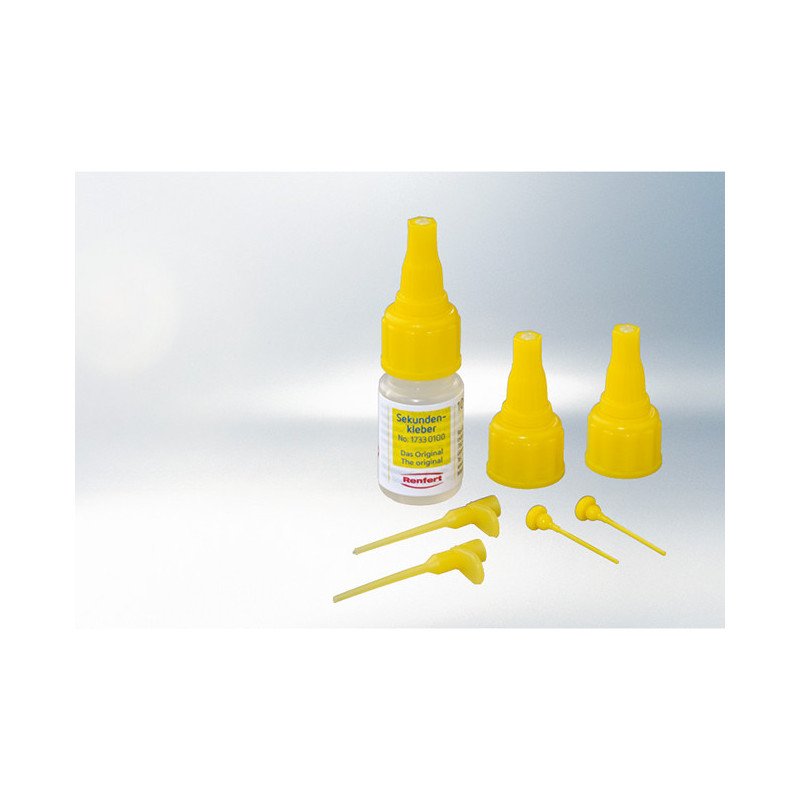 Colle instantanée  bouteille 10 g  double dose - RENFERT