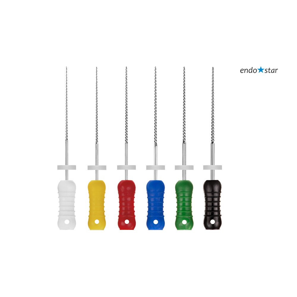 Limes K-file NiTi 6 pcs L 21mm - ENDOSTAR