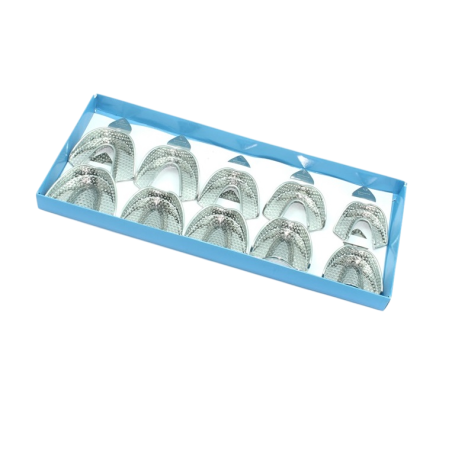 Porte empreintes dentaires perforés 6 pcs - LE MED