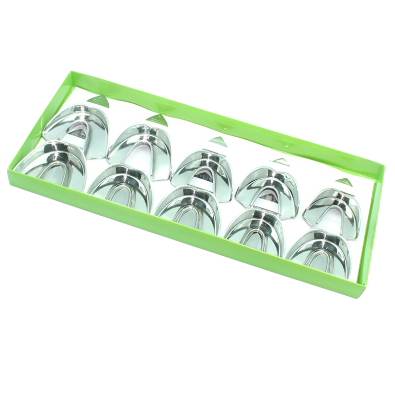 Porte empreintes dentaires non perforés 10 pcs - LE MED Porte empreintes dentaires non perforés 10 pcs - LE MED