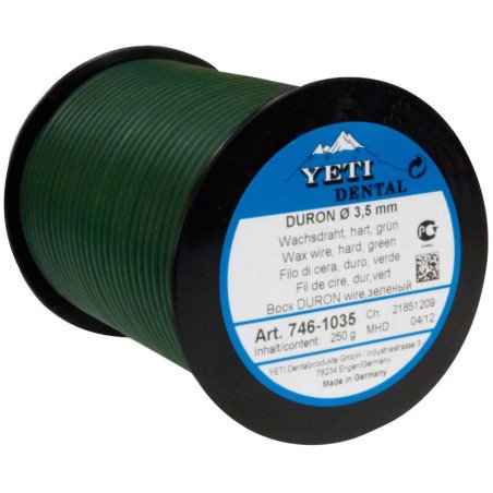 Fil de cire en bobine vert, rigide DURON - YETI DENTAL