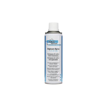 Digiscan Spray CAD/CAM Yeti Utilisable Plâtre Métal Silicone 300 ml - YETI DENTAL