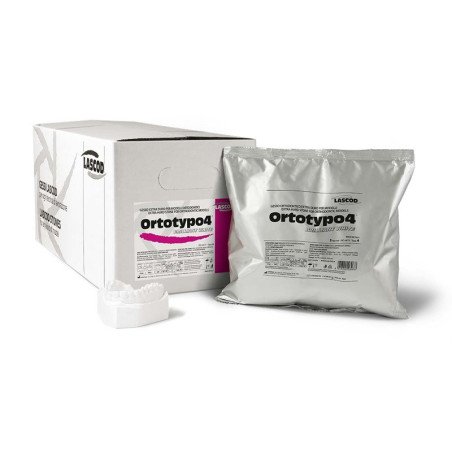 Plâtre orthodontie extra dur type 4 Ortotypo 4 Sachet de 2 kg - LASCOD