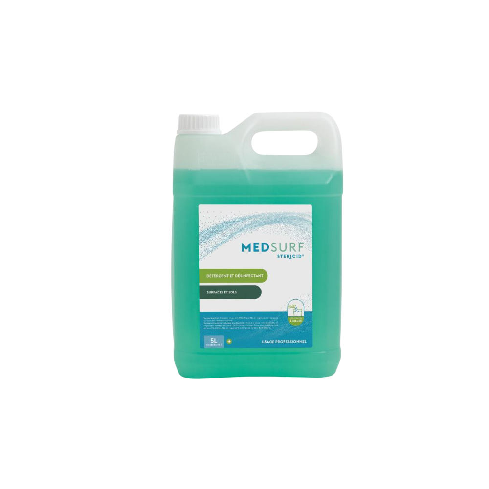 Détergent désinfectant pour les sols et surfaces Bidon de 5 L  - STERIDIS