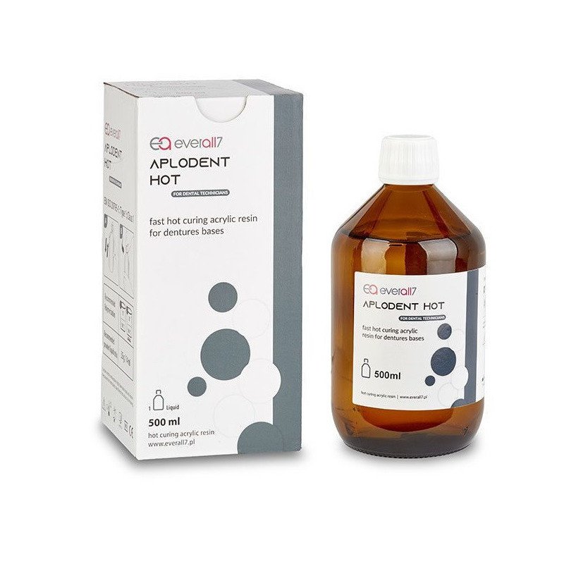 Résine thermopolymérisable à chaud HOT Aplodent Hot liquid - EVERALL7 Résine thermopolymérisable à chaud HOT Aplodent Hot liquid - EVERALL7