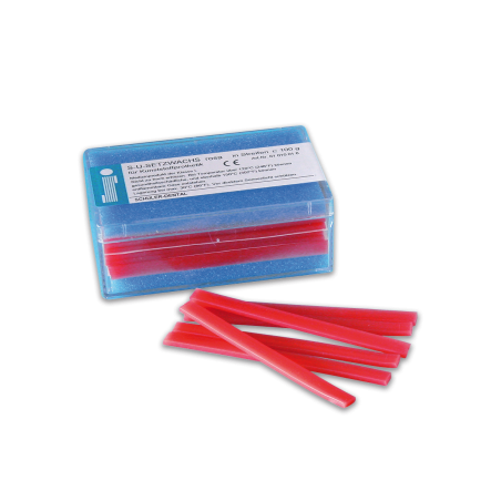 Cire de fixation Rose 100g S-U-SETZWACHS - SCHULER DENTAL