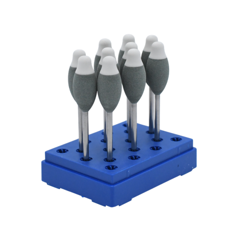 Polissoirs unique spécial pour polissage zircone avant sintérisation 10 pcs Medium - AREADENTAL