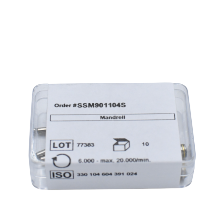 Mandrins pour disques 10 pièces - AREADENTAL