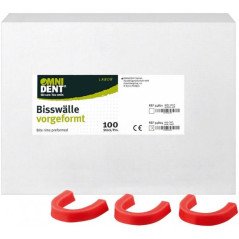Cire en arcade pack de 100 pcs couleur rouge - OMNIDENT