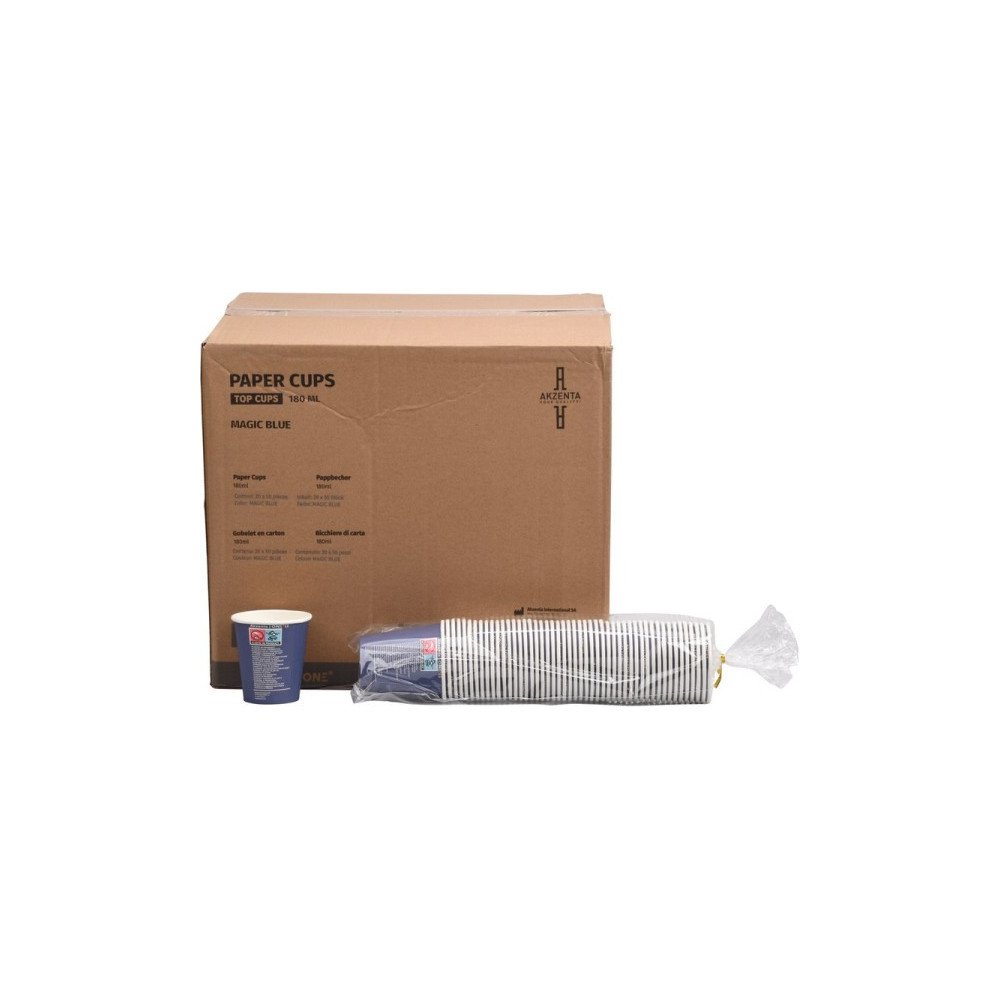 Gobelets  Papier 180 ml couleurs 1000 pcs - AKZENTA
