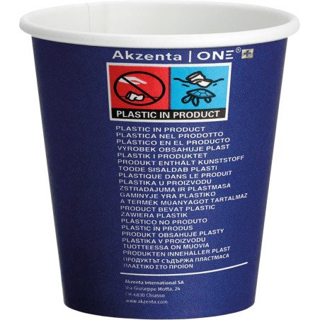 Gobelets Papier 200 ml couleurs 1000 pcs - AKZENTA