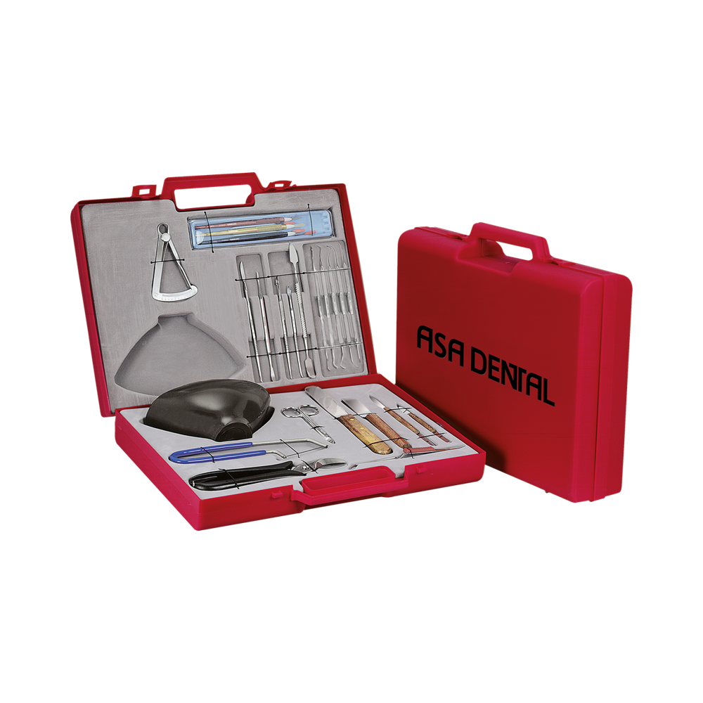 Kit instruments laboratoire dentaire Spécial école S6810-2 - ASA DENTAL