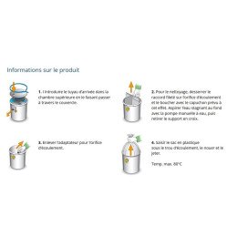 Séparateur bac de décantation plâtre  14 L - BDT