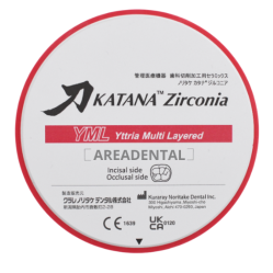 Disque zircone katana YML - KURARAY NORITAKE™