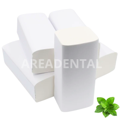Lot De 20 Paquets D'essuie-mains Jetables - 250 Feuilles Par Paquet - 2 Plis, Pliage En V - Format 22 X 21 Cm - Blanc - Pour Distributeur