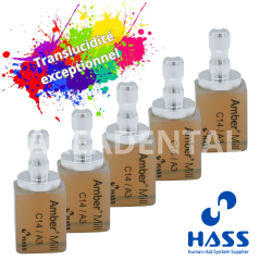 Amber Mill C14 bloc de vitrocéramique 5 pcs - HASS