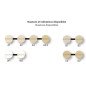 Amber mill direct bloc à usiner 5 pcs - HASS Amber mill direct bloc à usiner 5 pcs - HASS