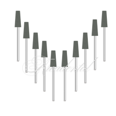 Fraises polissoirs pour zircone Panther Stone grain moyen 10 pcs - AREADENTAL