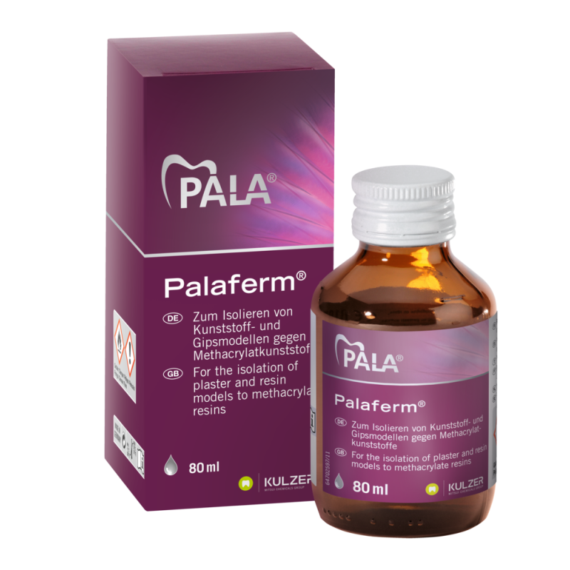 Palaferm isolant des modèles plâtre résines bouteille 80 ml - KULZER Palaferm isolant des modèles plâtre résines bouteille 80 ml - KULZER