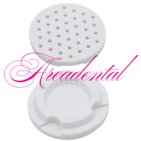 Plateau de cuisson four dentaire Ø 60mm avec 20 pinces - AREADENTAL