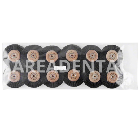 Brosse rond grand taille 3 rangés RLH 12 pcs - POLIRAPID