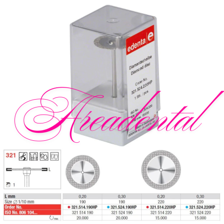 Disque diamanté FLEX 321 – EDENTA