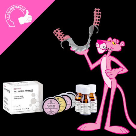 Opaquer Rose pour masquer structure en métal stellites 14 g - EVERALL7