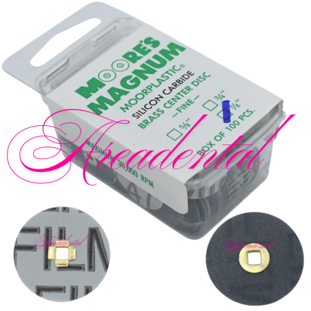 Disques abrasive en papier à clipser 7/8 100 pcs silicon carbide - MOORE