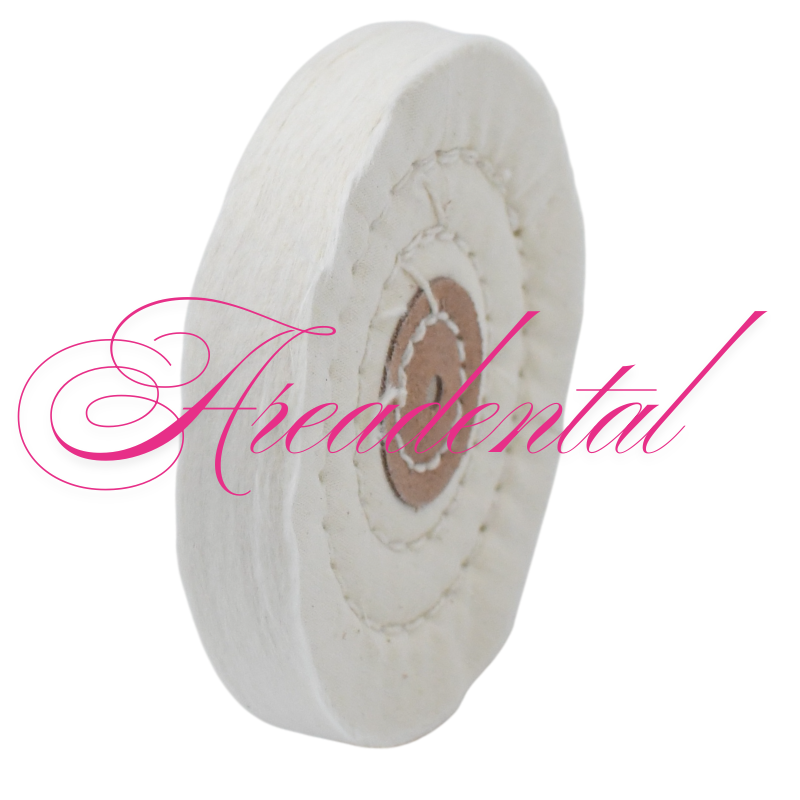 Brosse de polissage en flanelle épaisseur 10 mm Ø 100 mm - AREADENTAL