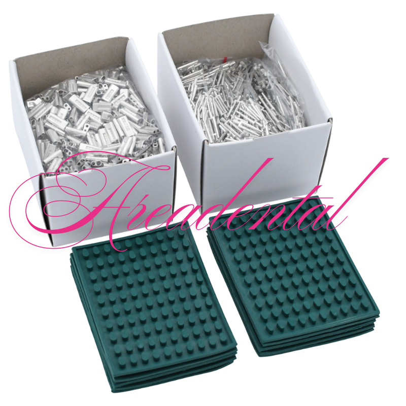 Bi-V-Pin avec gaine métallique 1000 pcs - AREADENTAL