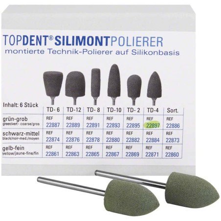 Polissoir Silimont 6 pcs - KKD TOPDENT