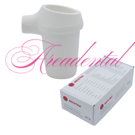 Creusets type ducatron serie 3 bec long pour l'induction 10 pcs - MESTRA