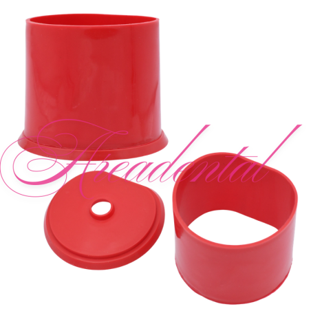 Cylindre en plastique avec sa base pour mise en revêtement stellite - MESTRA