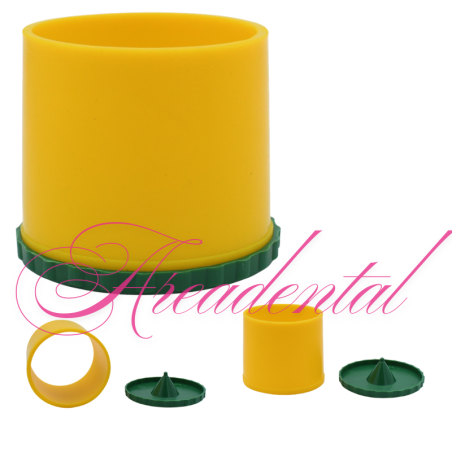 Cylindre en silicone pour duplication avec la base - MESTRA