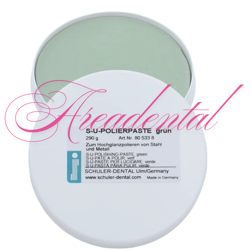 Pate à polir boite 290 g universelle /chrome cobalt-titan-résines- SCHULER DENTAL Pate à polir boite 290 g universelle /chrome cobalt-titan-résines- SCHULER DENTAL