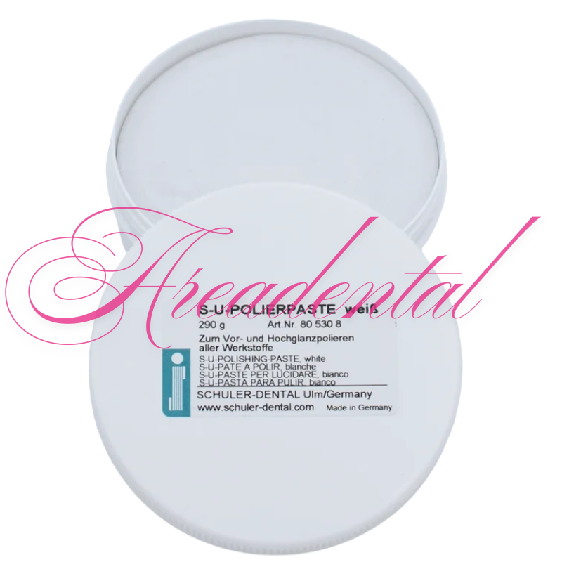 Pate à polir boite 290 g universelle /chrome cobalt-titan-résines- SCHULER DENTAL