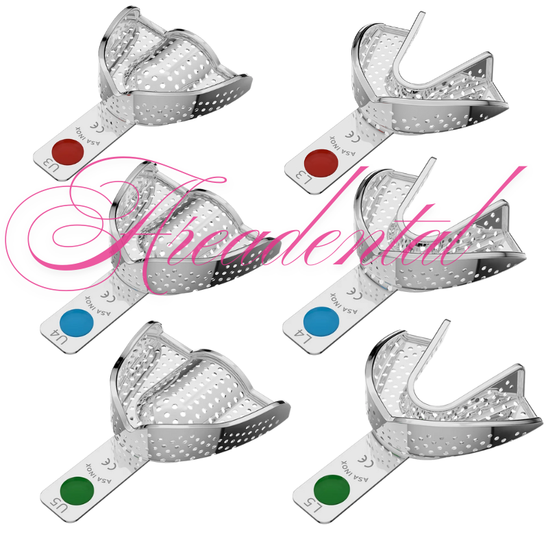 Portes empreintes série complète 6 pcs - ASA DENTAL Portes empreintes série complète 6 pcs - ASA DENTAL