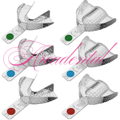 Set de portes empreintes perforés 6 pcs - ASA DENTAL