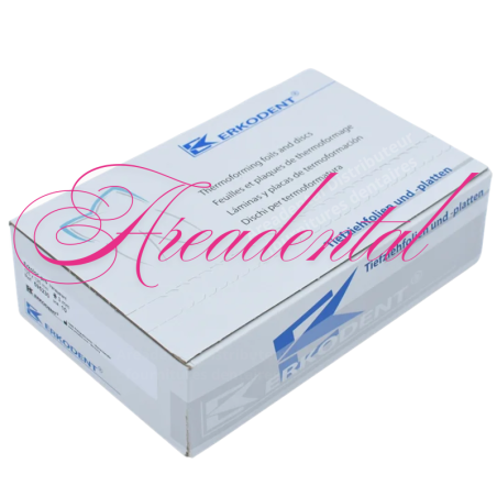 Erkoloc-pro carré 125 x 125 mm, transparente 10 pcs - ERKODENT