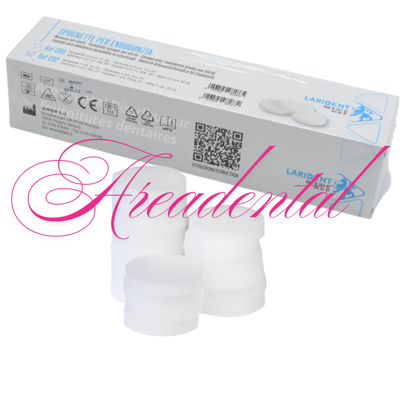 Eponges de rechange endoclean 25 pcs - LARIDENT