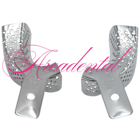 Demi Porte empreintes en acier inoxydable perforé - LARIDENT